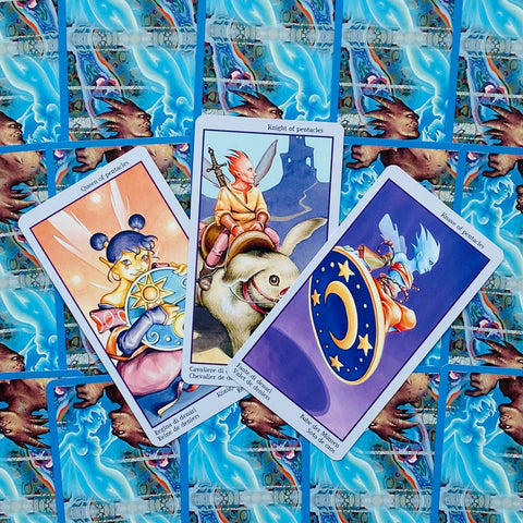 The Fey Tarot crads Lo Scarabeo