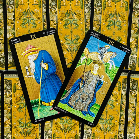 Golden Visconti Grand Trumps Tarot Cards Lo Scarabeo