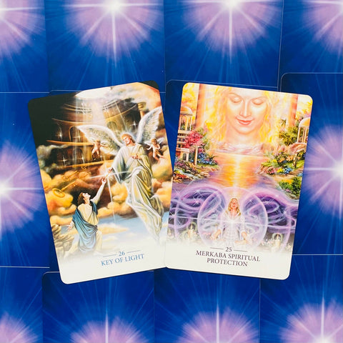 Lightworker Oracle cards Blue Angel