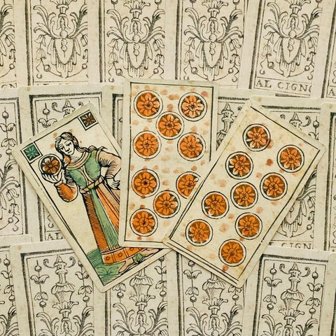 Minchiate Al Cigno cards Lo Scarabeo