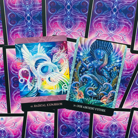 Beyond Lemuria Oracle Cards Blue Angel