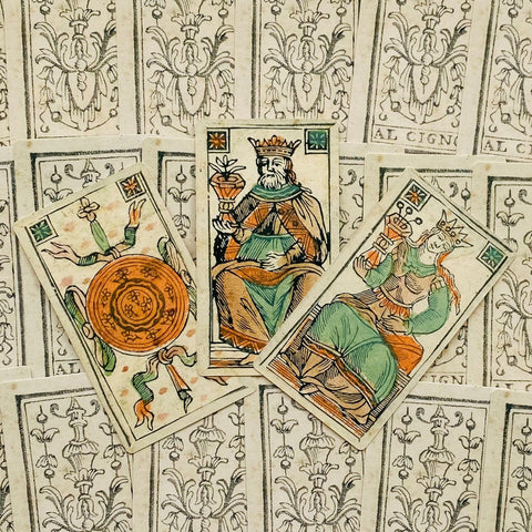 Minchiate Al Cigno cards Lo Scarabeo