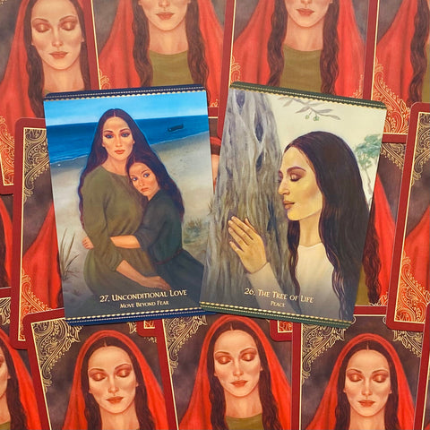 The Mystique Of Magdalene Oracle Cards Blue Angel