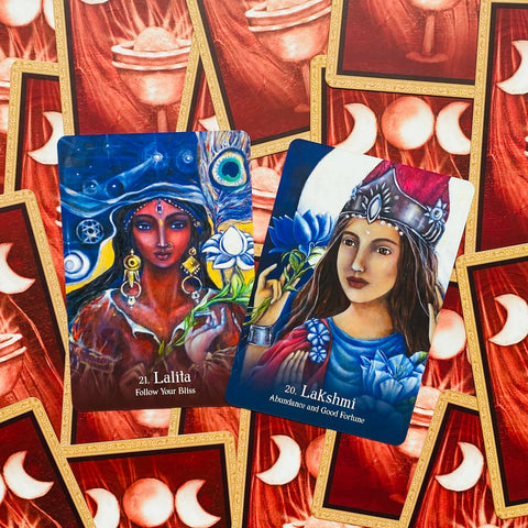 Sacred Mothers and Goddesses Oracle Cards Blue Angel