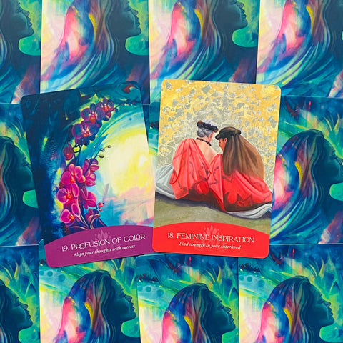 Whispers Of Aloha oracle cards Blue Angel