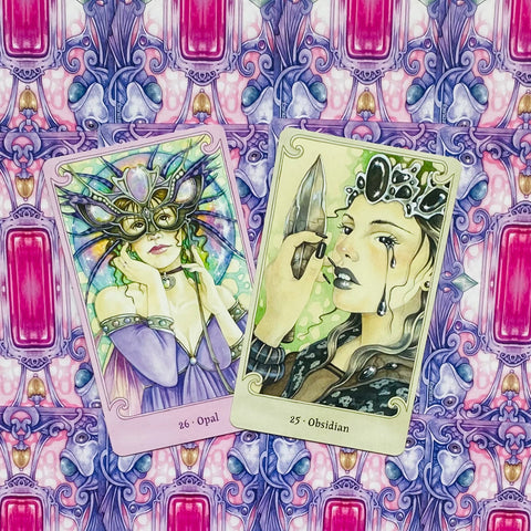Fairy Gems a crystal Oracle Cards and Book set US Games Systems