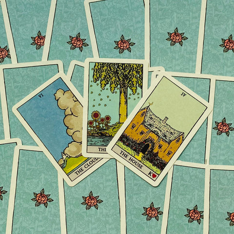 Pixie Astounding Lenormand cards in a tin