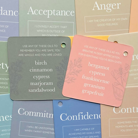 Essential Oil Aromatherapy cards Rockpool