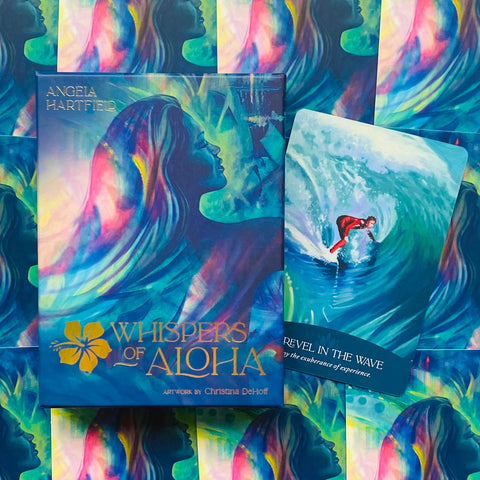 Whispers Of Aloha oracle cards Blue Angel