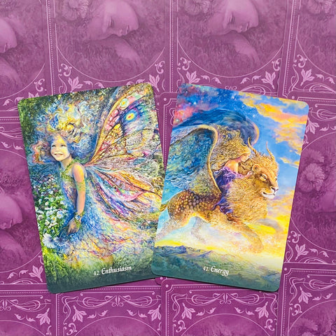 Gratitude Oracle cards Blue Angel