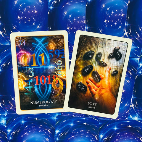 Divination of the Ancients Oracle cards Blue Angel