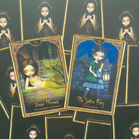 Oracle of Shadows and Light cards Blue Angel