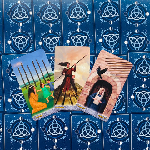 Triple Goddess Tarot Cards Lo Scarabeo