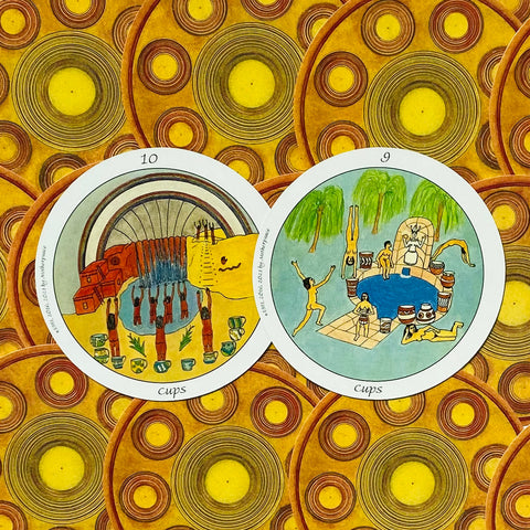 Mini Motherpeace Round deck and book set US Games Systems