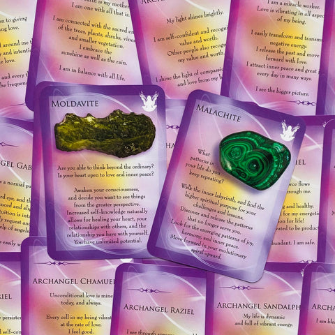 Archangels and Gemstone Guardians Oracle Cards Findhorn Press