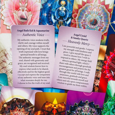 Crystal Mandala Activation Cards Blue Angel