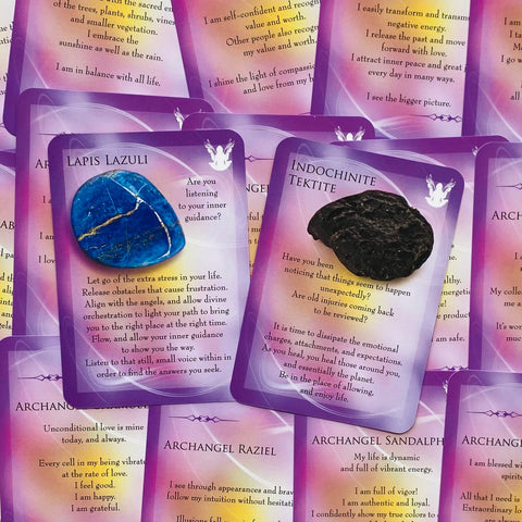 Archangels and Gemstone Guardians Oracle Cards Findhorn Press