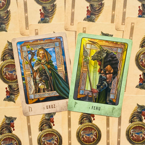 Viking Oracle Cards Blue Angel