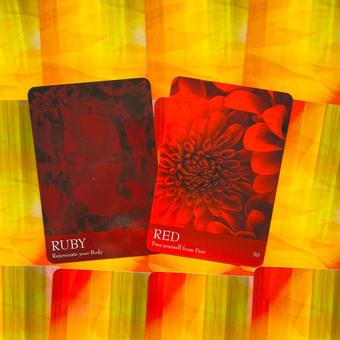 Secret Language of Colour oracle cards Blue Angel