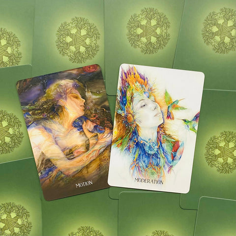 Sacred Earth Oracle cards Blue Angel
