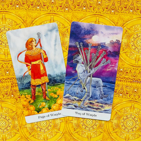Golden Wheel tarot cards US Games Systems