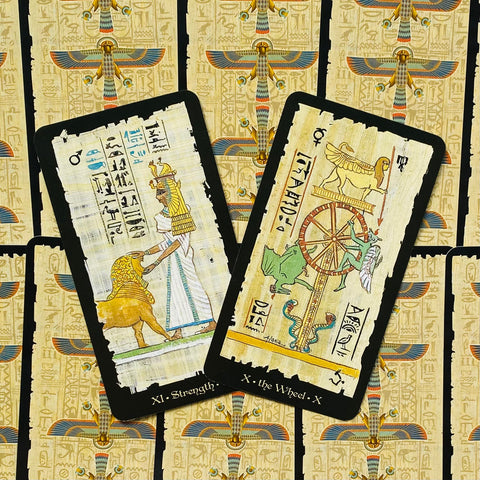 Egyptian Tarot Cards Grand Trumps Lo Scarabeo