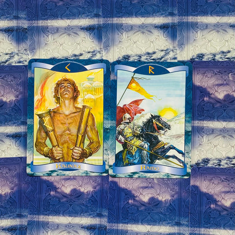 Runes Oracle Cards Lo Scarabeo
