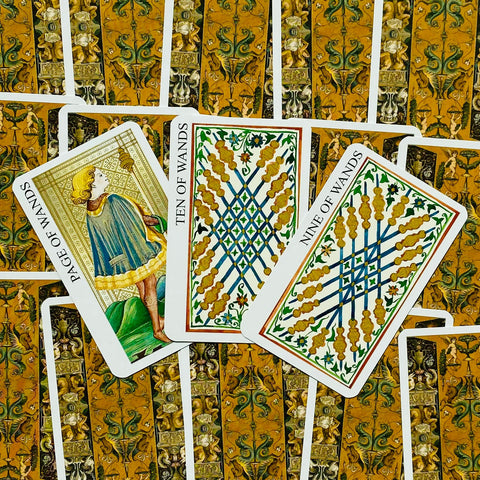 Visconti Mini Tarot cards Lo Scarabeo