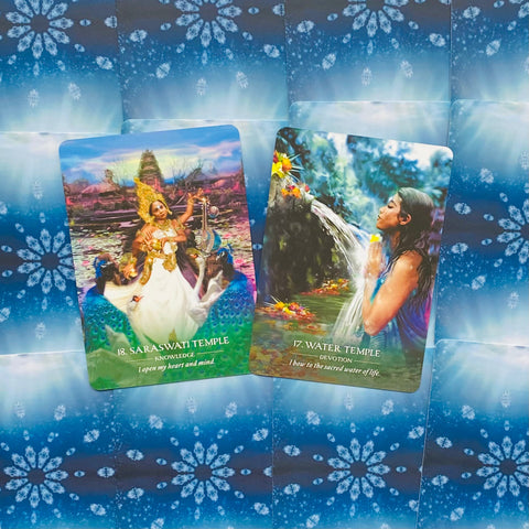 Water Temple Oracle Cards Blue Angel