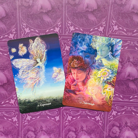 Gratitude Oracle cards Blue Angel