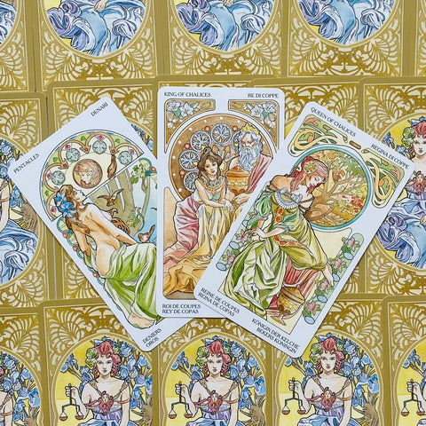 Tarot Art Nouveau cards Lo Scarabeo