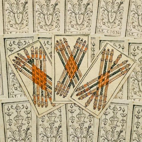 Minchiate Al Cigno cards Lo Scarabeo