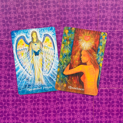 Universal Love Oracle cards Special 20th Anniversary edition Blue Angel