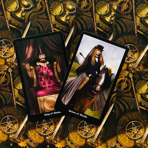 Steampunk mini Tarot cards Llewellyn