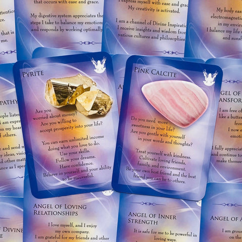 Angels and Gemstone Guardians Oracle Cards Findhorn Press