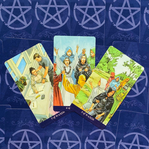 Pagan Tarot Deck and Book Set Lo Scarabeo