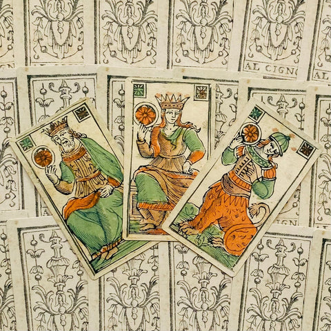 Minchiate Al Cigno cards Lo Scarabeo