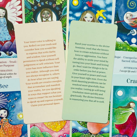 Wings of Wisdom Oracle cards Blue Angel