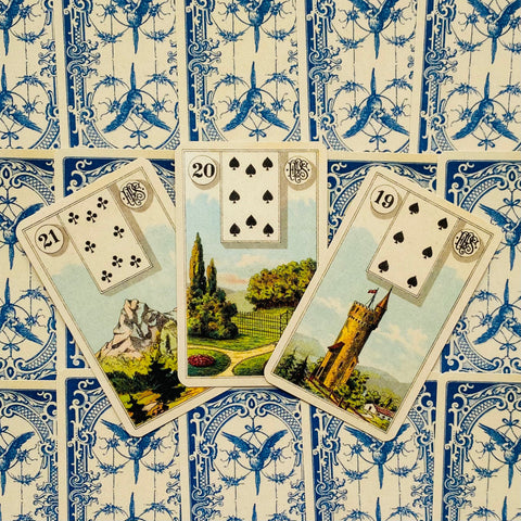 Grand Tableau Lenormand Oracle cards Lo Scarabeo