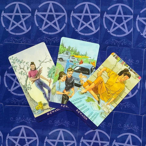 Pagan Tarot Deck and Book Set Lo Scarabeo