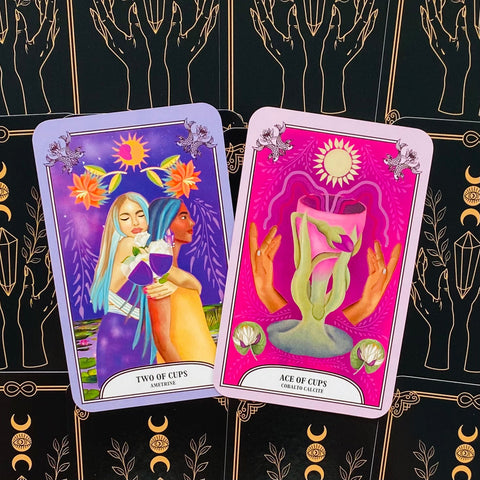 The Crystal Magic Tarot Cards Orange Hippo