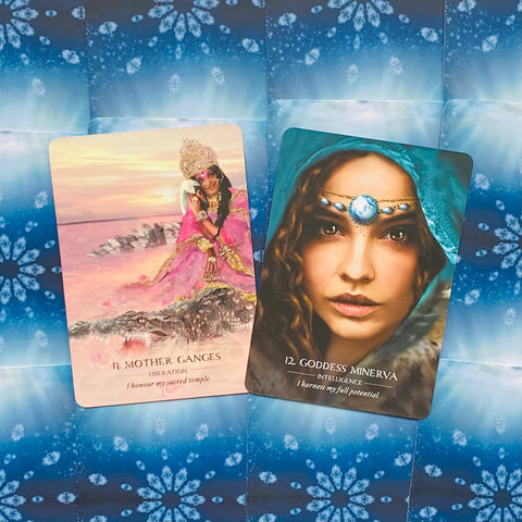 Water Temple Oracle Cards Blue Angel