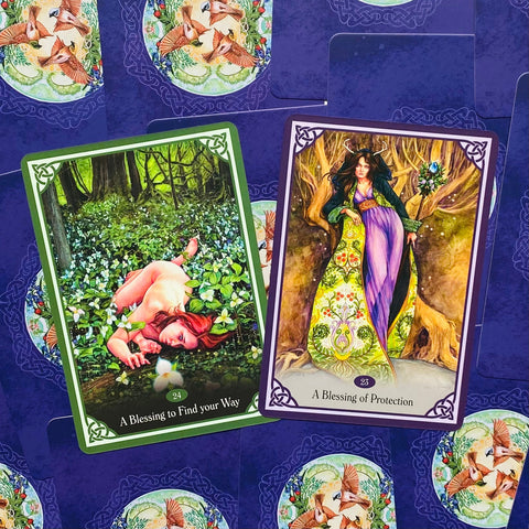 Blessed Be Tarot Cards Blue Angel