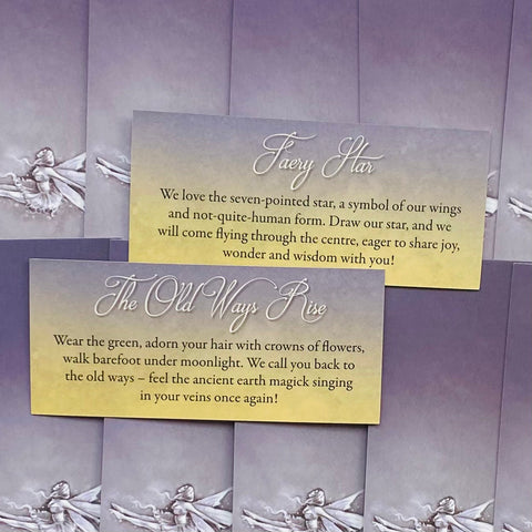 Faery Whispers Oracle Cards Blue Angel