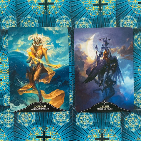 Angelarium Oracle Of Emanations Cards Lo Scarabeo