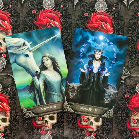 Oracle Cards and book set Anne Stokes Gothic Oracle US Games Systems