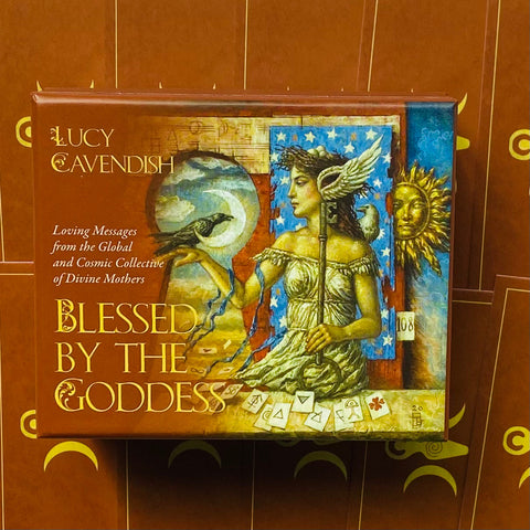 Blessed by the Goddess Cards Blue Angel