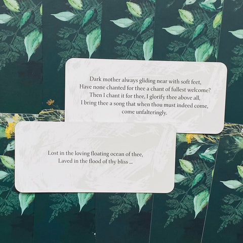 Leaves of Wisdom cards Blue Angel