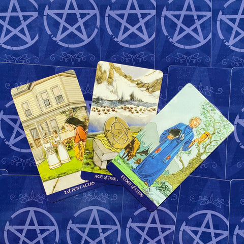 Pagan Tarot Deck and Book Set Lo Scarabeo