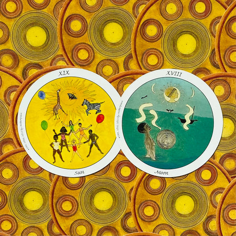 Mini Motherpeace Round deck and book set US Games Systems